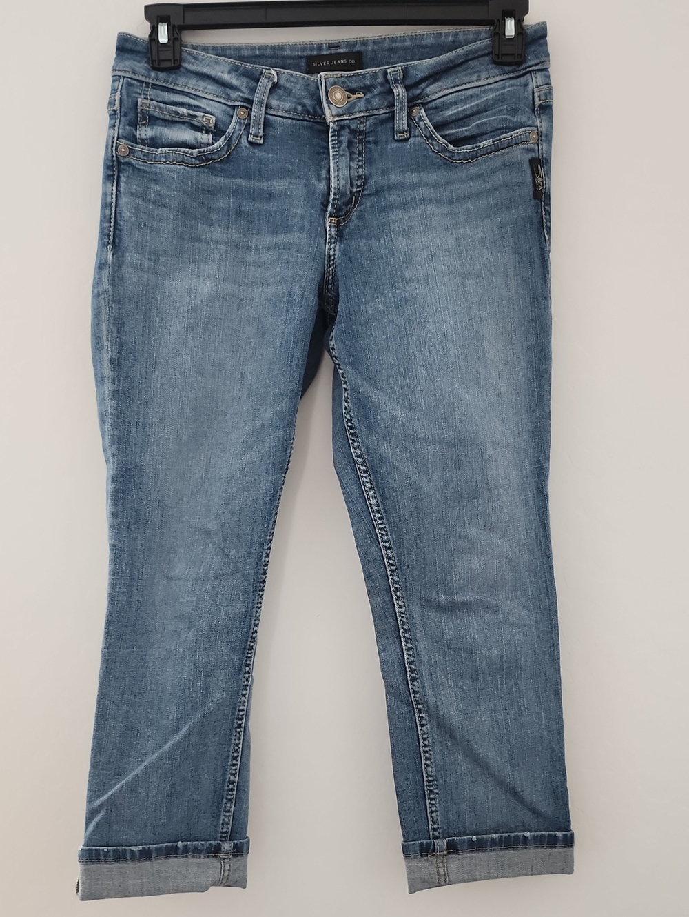 Women’s Silver Mid Wash Blue Jeans